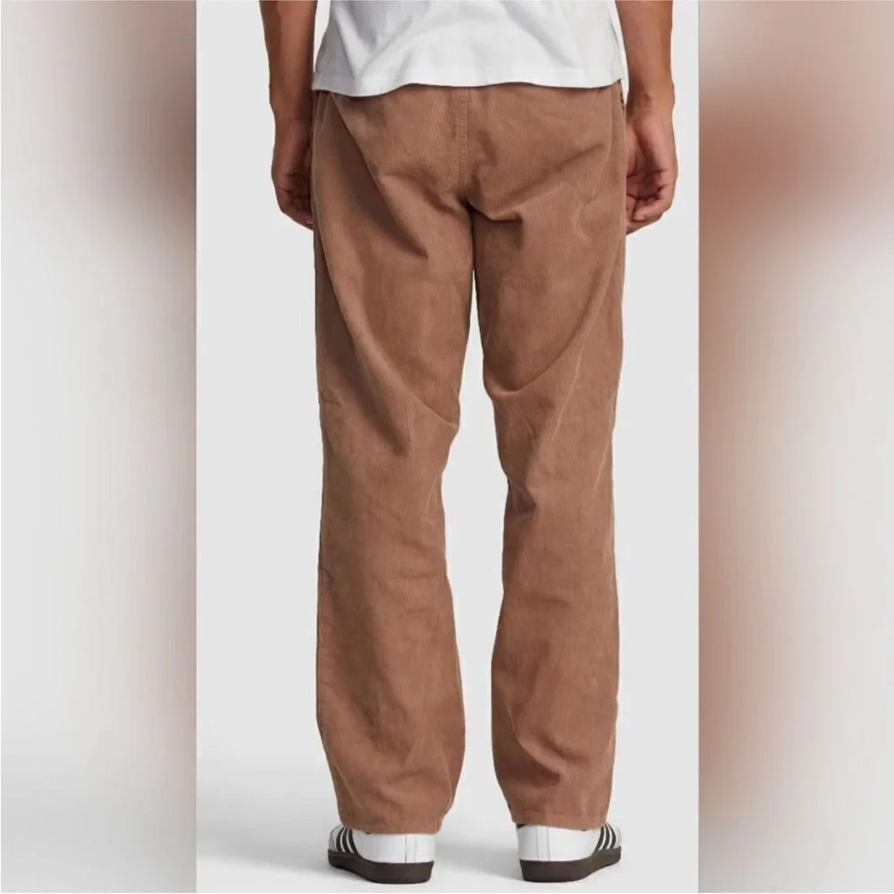 RVCA NWT Americana Elastic Cord Pants - Picture 3 of 5
